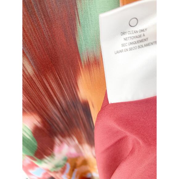 SACHIN + BABI Dress Size 2 Evening Gown NEW Cassandra Bordeaux Ikat Print - Picture 8 of 9